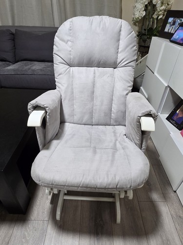Nursing chair and - and, footstool