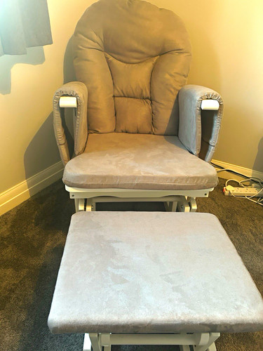 Obaby grey upholstered nursing - obaby,