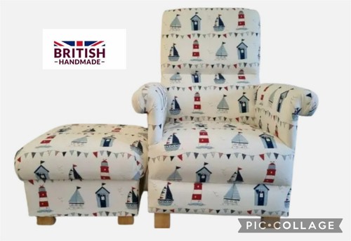 Fryetts maritime blue fabric - fryetts,