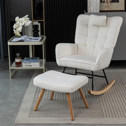 Nursing rocking chair with - rocking,