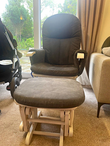 Grey nursing glider chair - grey,