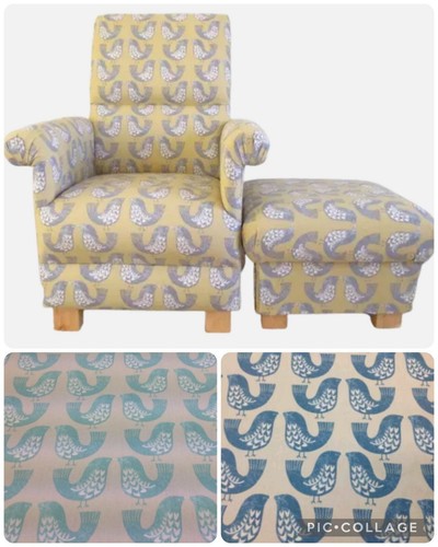 Scandi birds fabric adult - scandi,
