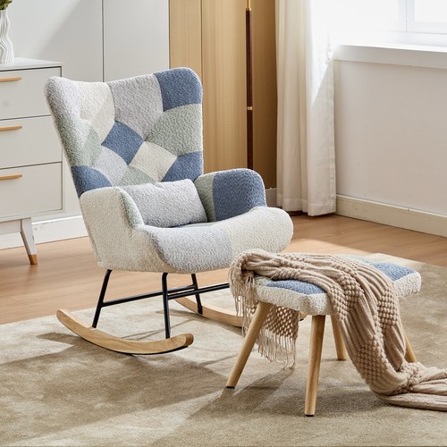 Boucle nursing rocking - boucle, chair
