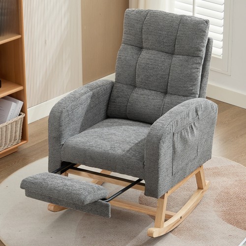 Rocking chair with footrest - chair,