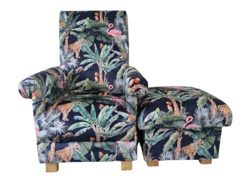Jungle animals velvet - velvet, fabric
