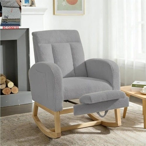 High back glider rocking - back,