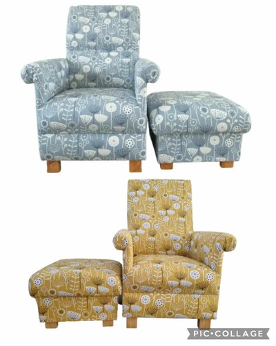 Adult armchair footstool - armchair, &